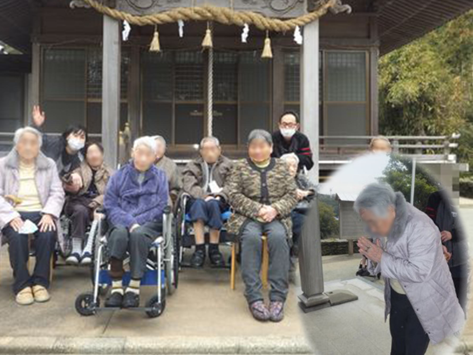 写真：グループホーム　初詣