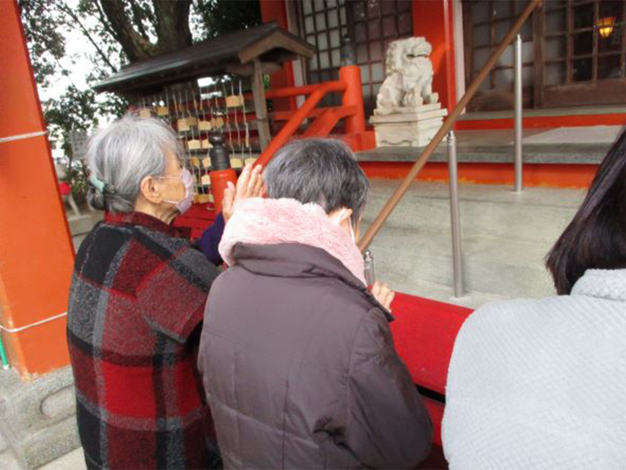 写真：ショートステイ　初詣