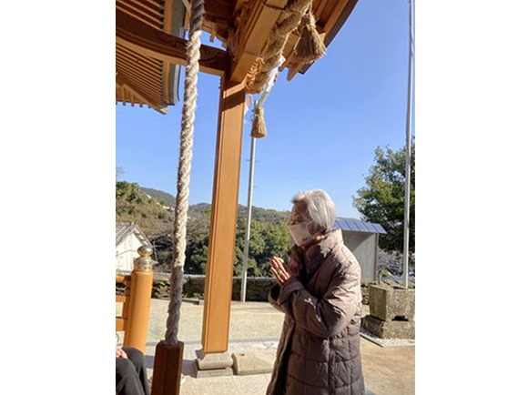 三重神社へ初詣