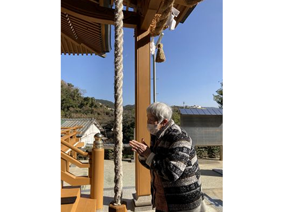 三重神社へ初詣