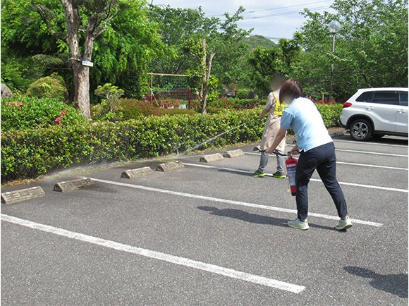 日並地区の避難訓練を実施